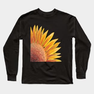 Striking Sunflower Flowering Like a Sunburst Long Sleeve T-Shirt